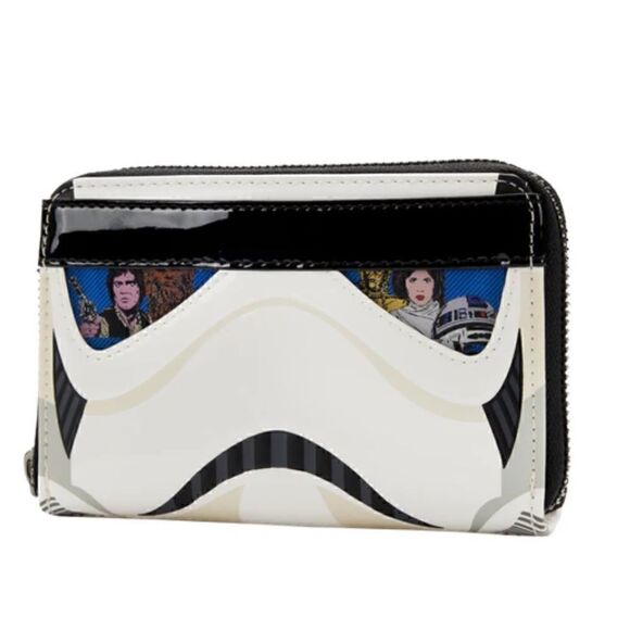 Stormtrooper Lenticular Cosplay LOUNGEFLY Backpack & Wallet Set NWT STAR WARS main image 9